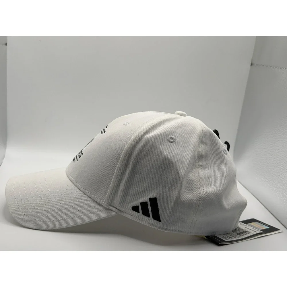 Adidas DFB BB Cap KE6692 Germany Soccer Hat Mens OSFM White Black 2024